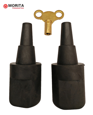 ラジエーター弁の変更のキット3 Pce 15mm及び22mm変更のラジエーターのための2つのゴム製栓そして1つの真鍮の裁ち切り主黒い黄色