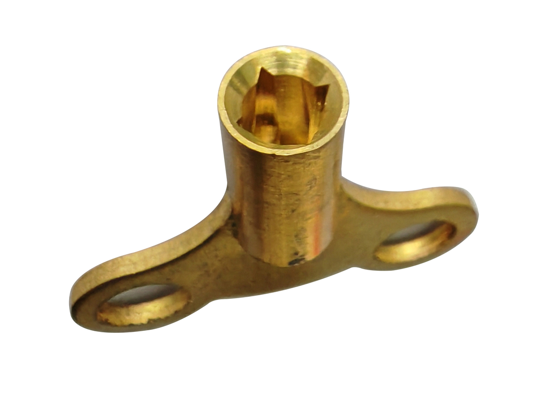 真鍮の裁ち切りキーのイギリスのほとんどのラジエーターの暖房装置に合う固体真鍮のラジエーターのブリーダー抵抗器。