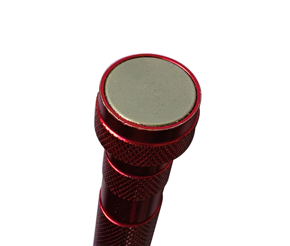 3つのLEDランプの360程度の両終わりの赤いつく盗品の調節可能で柔らかい首の磁石が付いている望遠鏡磁気懐中電燈