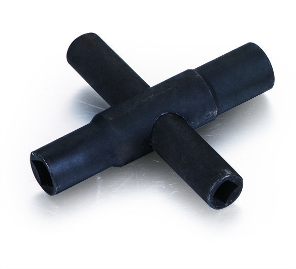 水道設備 4 Way Sillcock Key 4 レンチキー サイズ-1/4 ̇,9/32 ̇,5/16 ̇,11/32 ̇ (1 パック) ステンレス