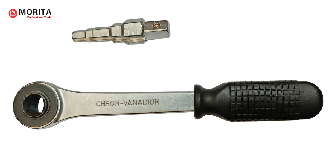 パイプの鍵 ラジエーター ラチェット スパンカーセット Cr-V 鋼 長さ 270mm/10.5 " 2イン 1 ヘッド
