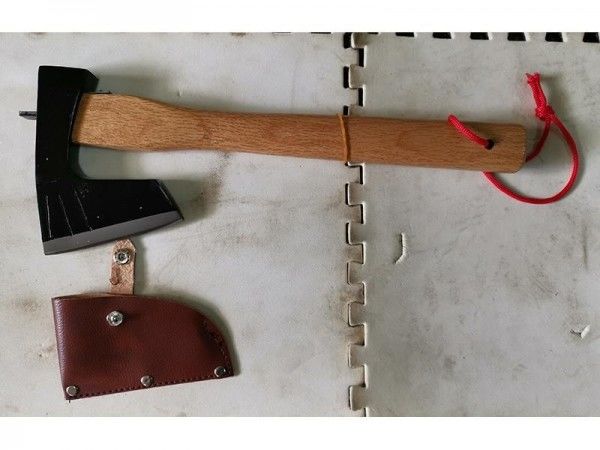 ハンマーと斧 革の刃 保護用ハッチと斧 キャンプハッチ 高周波消化